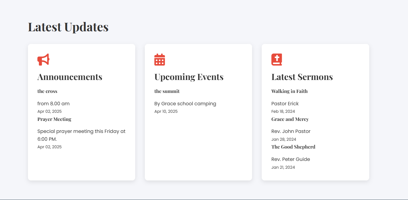 Dominion Church Management System